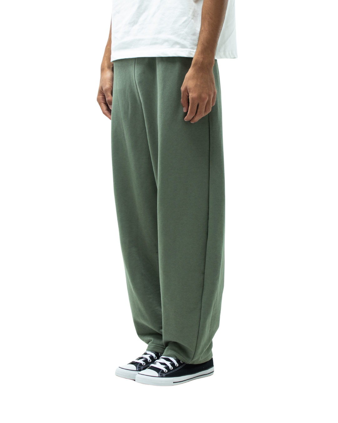 Olive Balloon Sweatpants