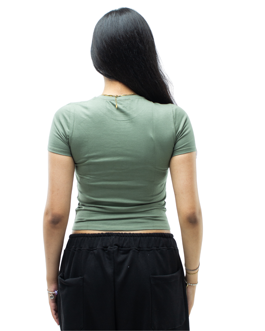 Olive Short Sleeve Top