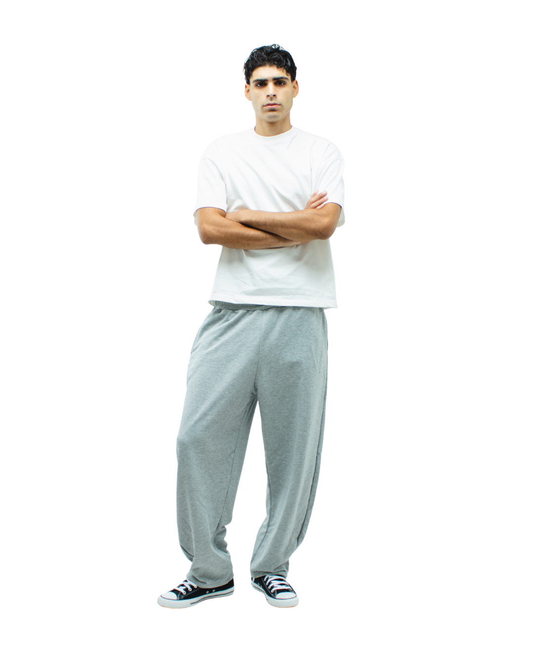 Grey Balloon Sweatpants